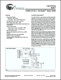 Click here to download CY62157DV30L-55ZXI Datasheet