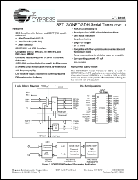 Click here to download CY7B952-SC Datasheet