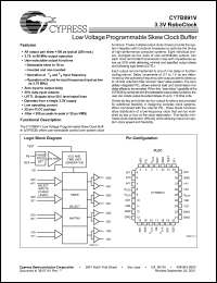 Click here to download CY7B991V-7JC Datasheet