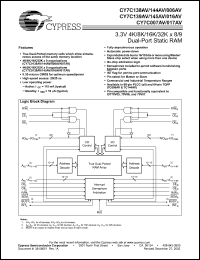 Click here to download CY7C138AV Datasheet