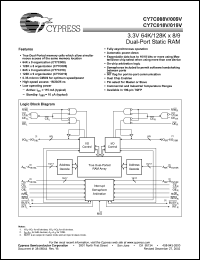 Click here to download CY7C008V-15AC Datasheet