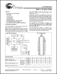 Click here to download CY7C1041CV33 Datasheet