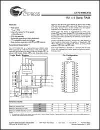 Click here to download CY7C1046CV33 Datasheet