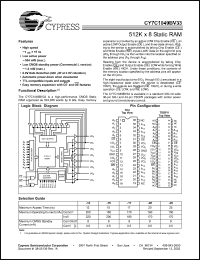 Click here to download CY7C1049BV33L-17VI Datasheet