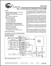 Click here to download CY7C1329 Datasheet