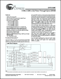 Click here to download CY7C1338 Datasheet