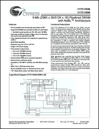 Click here to download CY7C1356B Datasheet