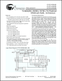 Click here to download CY7C1472V25-200BZXC Datasheet
