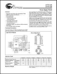 Click here to download CY7C148 Datasheet