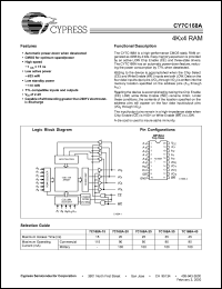 Click here to download CY7C168A-45 Datasheet
