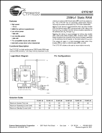 Click here to download CY7C197 Datasheet