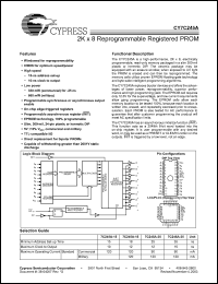 Click here to download CY7C245A-18WMB Datasheet