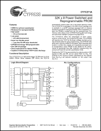 Click here to download CY7C271A Datasheet