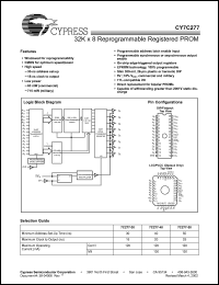 Click here to download CY7C277-40JC Datasheet