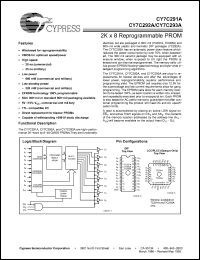 Click here to download CY7C291A-25TMB Datasheet