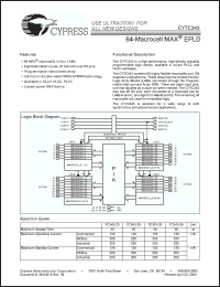 Click here to download CY7C343 Datasheet