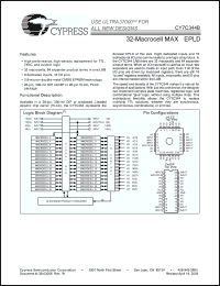 Click here to download CY7C344-20WC/WI Datasheet