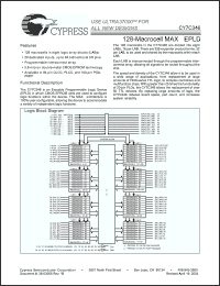 Click here to download CY7C346-35 Datasheet
