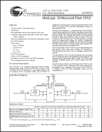 Click here to download CY7C371I Datasheet