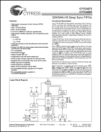 Click here to download CY7C4285-10ASC Datasheet