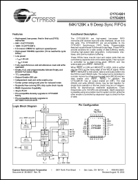 Click here to download CY7C4281-10 Datasheet