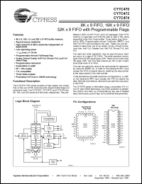 Click here to download CY7C470 Datasheet