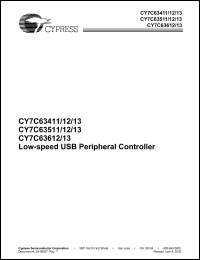 Click here to download CY7C63412-PC Datasheet
