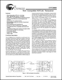 Click here to download CY7C9689 Datasheet