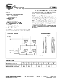 Click here to download CYM1464 Datasheet