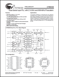 Click here to download CYW2330 Datasheet