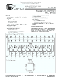 Click here to download PAL22V10 Datasheet