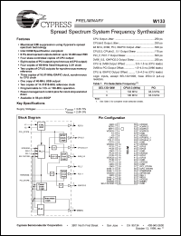 Click here to download W133 Datasheet