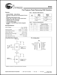 Click here to download W183-5 Datasheet