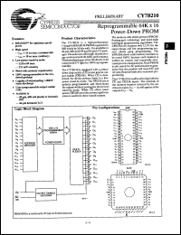 Click here to download CY7B210-30DMB Datasheet