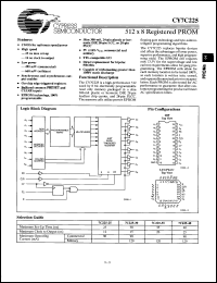Click here to download CY7C225-30LC Datasheet