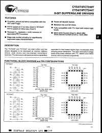 Click here to download CY74FCT2244CTSOC Datasheet