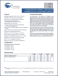 Click here to download CY7C1546V18-300BZXC Datasheet