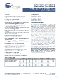 Click here to download CY7C1514KV18-200BZXC Datasheet