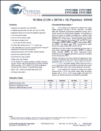Click here to download CY7C1382F-167BGXC Datasheet