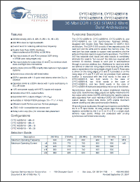 Click here to download CY7C1423BV18-200BZXC Datasheet