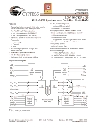 Click here to download CY7C09579V-100AC Datasheet