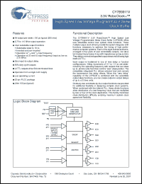 Click here to download CY7B9911V-5JXCT Datasheet