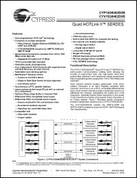 Click here to download CYP15G0402DXB-BGXI Datasheet