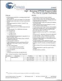 Click here to download CY2037-2WAF Datasheet