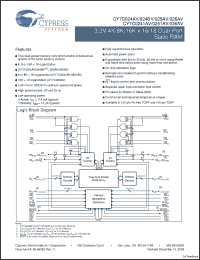 Click here to download CY7C024BV Datasheet