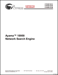 Click here to download CYNSE10256-100FGC Datasheet