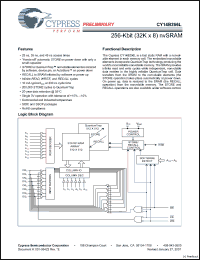 Click here to download CY14B256L Datasheet