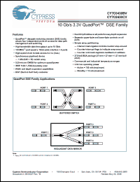 Click here to download CY7C0430CV Datasheet