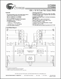 Click here to download CY7C036A Datasheet