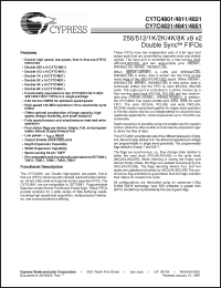 Click here to download CY7C4821 Datasheet